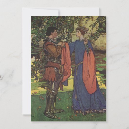 Vintage heldenprins ridder schitterende wapenrusti (Voorkant)