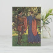 Vintage heldenprins ridder schitterende wapenrusti (Staand voorkant)