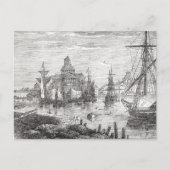 Vintage Helsinki Harbour Finland Briefkaart (Voorkant)