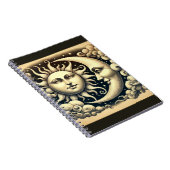 Vintage Hemelzon & Maan Notitieboek (Rechterzijde)