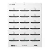 Vintage Hen | Boerderij land Etiket (Full Sheet)