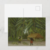 Vintage Henri Rousseau Banana Harvest Briefkaart (Voorkant / Achterkant)