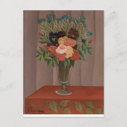 Vintage Henri Rousseau Bouquet of Flowers Briefkaart (Voorkant)