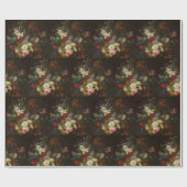 Vintage Henryka Beyer Flowers Cadeaupapier (Vlak)