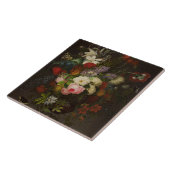 Vintage Henryka Beyer Flowers Tegeltje (Zijkant)