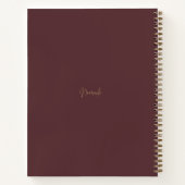 Vintage Heraldisch Wapen & Schild Journal Notitieboek (Achterkant)