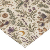 Vintage Herbal Witch Apothecary Botanical Korte Tafelloper (Hoek)