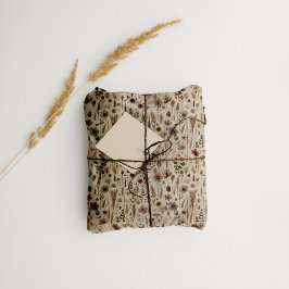 Vintage Herbarium Pressed Flower Botanical Tissue Tissuepapier