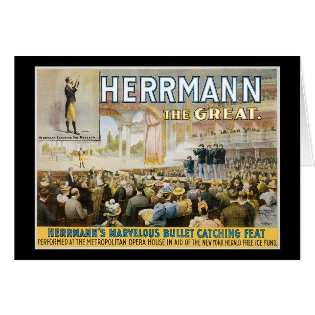 Vintage Herermann het Grote Meren Poster (Voorkant Horizontaal)