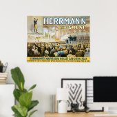 Vintage Herermann het Grote Meren Poster (Thuiskantoor)