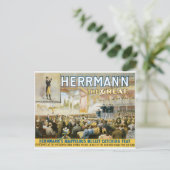Vintage Herermann het Grote Meren Poster Briefkaart (Staand voorkant)
