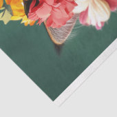 Vintage Herfst Trui Hoed Tabby Kat Decoupage Tissuepapier (Detail)