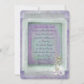 Vintage - hernieuwing huwelijk kaart (Voorkant)