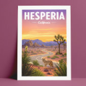 Vintage Hesperia California Briefkaart