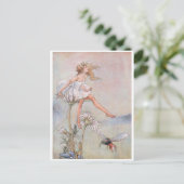 Vintage Het Briefkaart van de bijenfamilie (Staand voorkant)