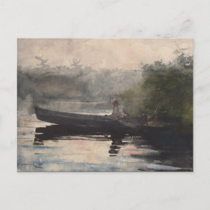 Vintage Het einde van de dag, Adirondacks door Hom Briefkaart