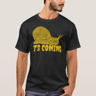 Vintage het komt SNAIL aan T-shirt