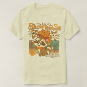 Vintage Het Leven van een Show Wasbeer  , Showcat  T-shirt