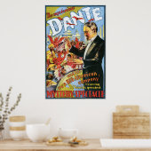 Vintage Het mysterieuze Poster Dante (Keuken)