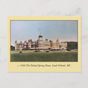 Vintage Het Poolse Lenthuis Hotel Briefkaart