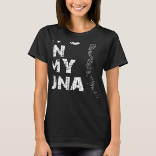 Vintage Het staat in mijn DNA Chili Kaart vingeraf T-shirt