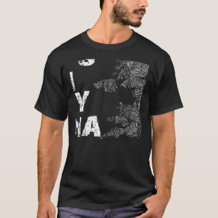 Vintage Het staat in mijn DNA UK Map Fingerprint B T-shirt