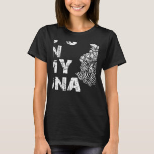 Vintage het zit in mijn DNA Afghanistan overzichts T-shirt