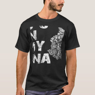 Vintage het zit in mijn DNA Afghanistan overzichts T-shirt