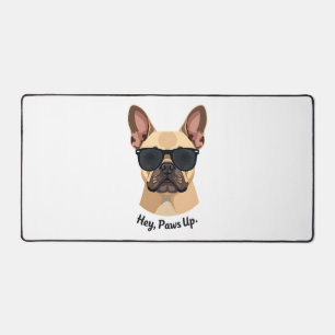 Vintage Hey, Paws Up Franse Bulldog Zonnebril Gra Bureaumat