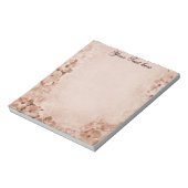 Vintage Hibiscus Notitieblok (Linkerzijde)