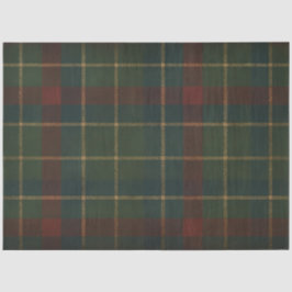 Vintage Highland Tartan Plaid Kerst Decoupage  Tissuepapier