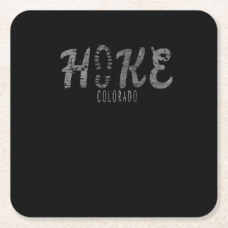 Vintage Hike Colorado Premium Kartonnen Onderzetters
