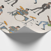 Vintage Hillbill Rockers Cadeaupapier (Hoek)