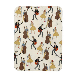 Vintage Hillbill Rockers Magneet