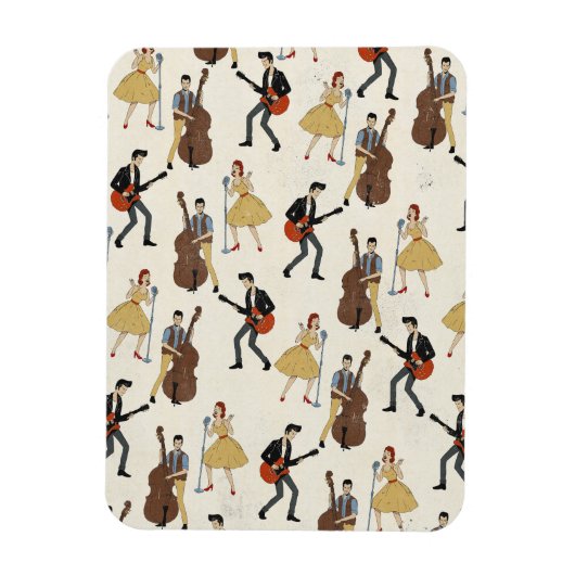 Vintage Hillbill Rockers Magneet (Verticaal)