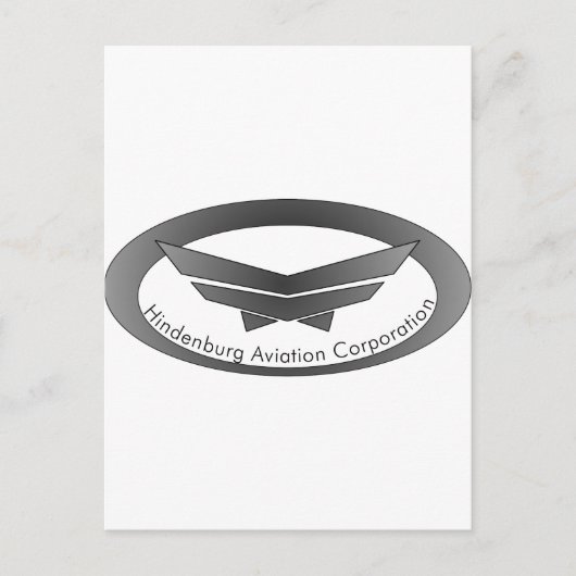 Vintage Hindenburg Briefkaart (Voorkant)