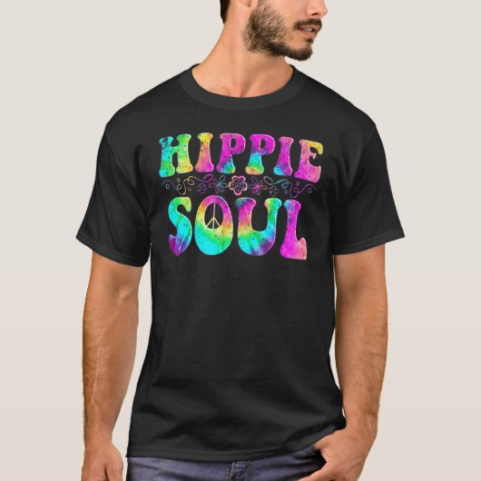 Vintage Hippie Soul T-shirt (Voorkant)