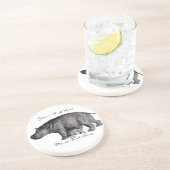 Vintage Hippo Onderzetter (Zijkant)