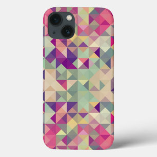 Vintage hipsters geometrisch patroon. iPhone 13 hoesje