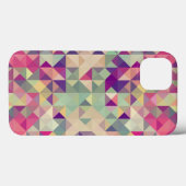 Vintage hipsters geometrisch patroon. Case-Mate iPhone case (Achterkant (horizontaal))