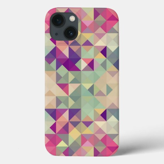 Vintage hipsters geometrisch patroon. Case-Mate iPhone case (Achterkant)
