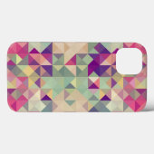 Vintage hipsters geometrisch patroon. Case-Mate iPhone case (Achterkant (horizontaal))