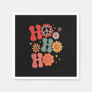  Vintage Ho Ho Ho Kerstkerst Servet