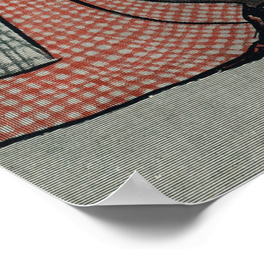 Vintage Hoesje Poster (Hoek)