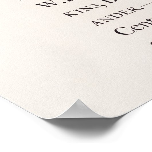 Vintage Hoesje Poster (Hoek)