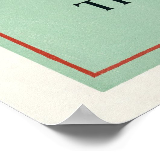 Vintage Hoesje Poster (Hoek)