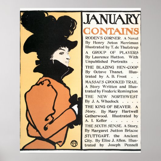 Vintage Hoesje Poster (Voorkant)