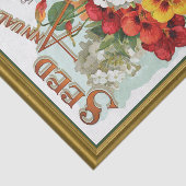 Vintage Hoesje zaadcatalogus Tissuepapier (Detail)