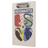 Vintage HOGWARTS™ Gestempeld Wapenembleem Klembord (Links)