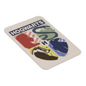 Vintage HOGWARTS™ Gestempeld Wapenembleem Magneet (Rechterzijde)